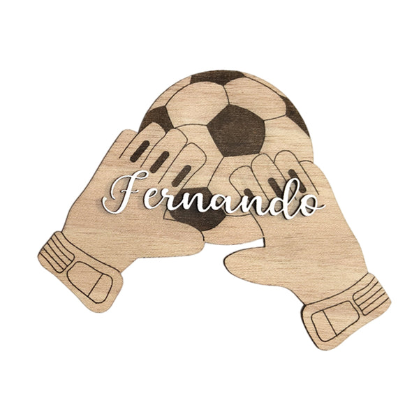 Placa Fútbol Personalizada