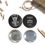 Pack chapas despedida de soltero