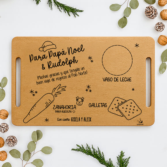 Bandeja navideña Papá Noel