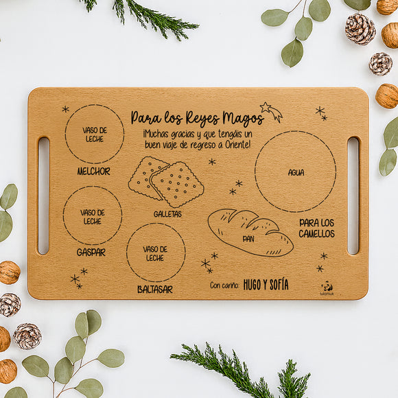 Bandeja navideña Reyes Magos