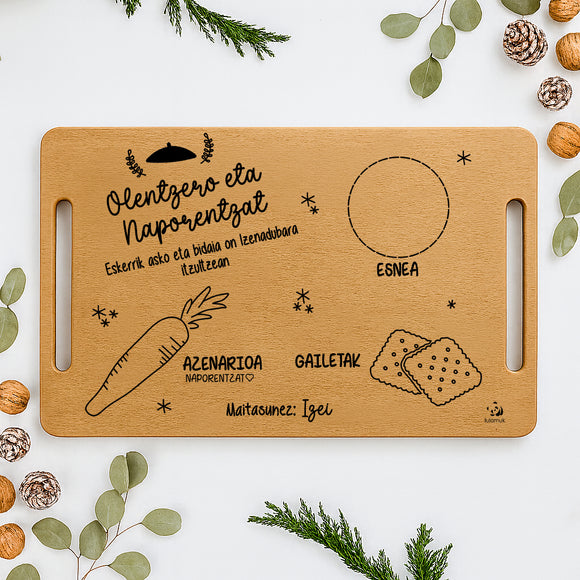 Bandeja navideña Olentzero