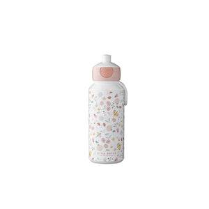 Botella Campus Pop-Up flores y mariposas 400 ml Little Dutch