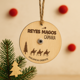 Bola Navidad Cámara Seguridad Reyes Magos