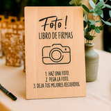 Carteles Rincones Boda (Candy Bar, en recuerdo...)