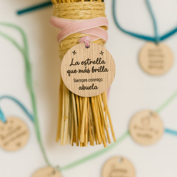 Medalla personalizada para ramo de flores