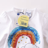 Camiseta sushi-arco iris