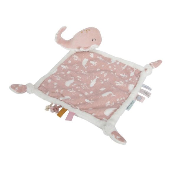 Doudou ballena rosa
