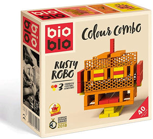 Hello Box Bioblo construcción rusty 40 piezas